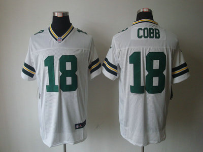 Nike Green Bay Packers 18 Randall Cobb White 2012 Nike NFL Elite Jersey