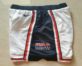 1992 Team USA Olympics White Shorts