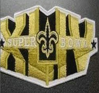 2010 New Orleans Saints Super Bowl XLIV Gold Patch