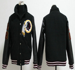 2013 New NFL Washington Redskins #10 Robert Griffin III Authentic Wool Throwback Throwback Jacket