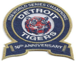 2018 Detroit Tigers 1968 World Series Champions 50th Anniversary Jersey Patch