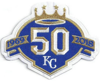 2018 Kansas City Royals 50th Anniversary Patch