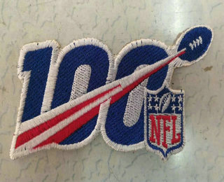 2019 NFL Football 100th Anniversary Seasons Patch