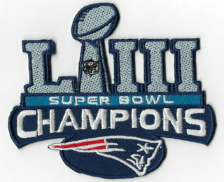 2019 Super Bowl LIII Champion Patch