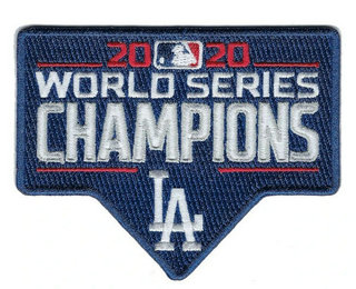 2020 MLB World Series Champions Jersey Patch Los Angeles Dodgers