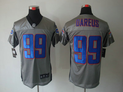 Nike Buffalo Bills 99 Marcell Dareus Gray Elite Jersey 
