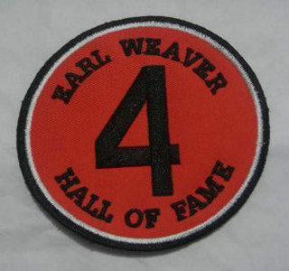 Baltimore Orioles Earl Weaver the Hall of Fame Patch