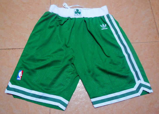 Boston Celtics Green Mesh Throwback Shorts