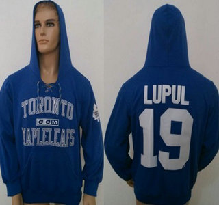 CCM Toronto Maple Leafs #19 Joffrey Lupul Blue Hoody