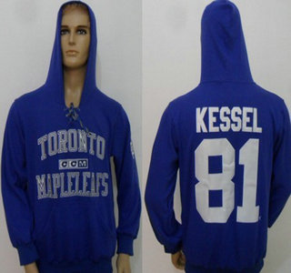 CCM Toronto Maple Leafs #81 Phil Kessel Blue Hoody