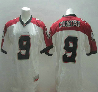 CFL Calgary Stampeders #9 Jon Cornish White Jersey