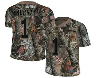 Cardinals #1 Kyler Murray Camo Youth Stitched Football Limited Rush Realtree Jersey