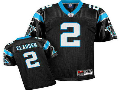 Carolina Panthers 2 Jimmy Clausen Black 2012 Nike NFL Elite Jerseys 