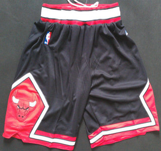 Chicago Bulls Full Black Shorts