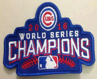 Chicago Cubs 2016 World Series Champions Patch