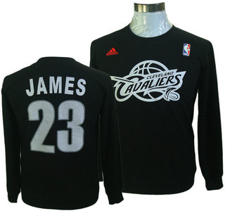 Cleveland Cavaliers #23 LeBron James Black Hoody