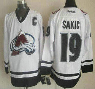 Colorado Avalanche #19 Joe Sakic 2014 White Jersey