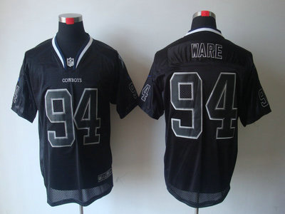 Nike Dallas Cowboys 94 DeMarcus Ware Lights Out Black 2012 Nike NFL Elite Jersey