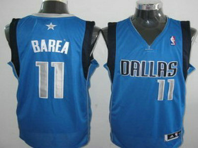 Dallas Mavericks 11 Barea Light Blue Authentic Jersey
