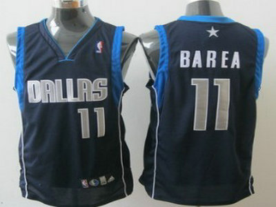 Dallas Mavericks 11 Barea Navy Blue Jersey