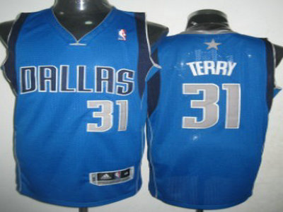 Dallas Mavericks 31 Terry Light Blue Jersey