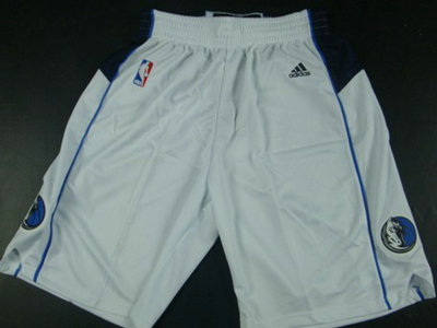 Dallas Mavericks White Shorts