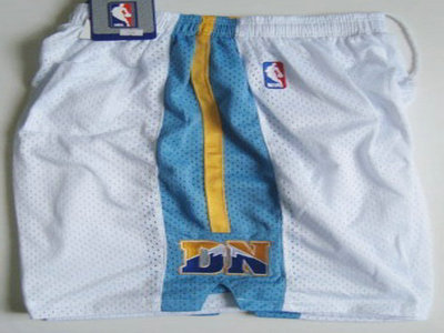 Denver Nuggets White Shorts