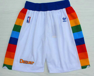 Denver Nuggets White Swingman Shorts