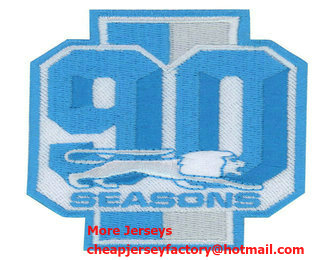 Detroit Lions 90th Season Patch