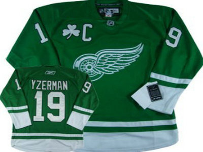 detroit red wings green jersey