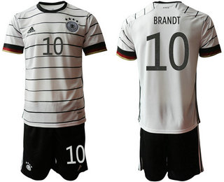 Germany 10 BRANDT Home UEFA Euro 2020 Soccer Jersey