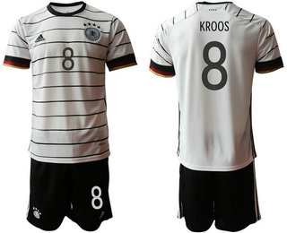 Germany 8 KROOS Home UEFA Euro 2020 Soccer Jersey