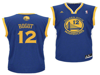 Golden State Warriors 12 Andrew Bogut Blue Jersey