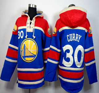 Golden State Warriors #30 Stephen Curry Blue Hoody