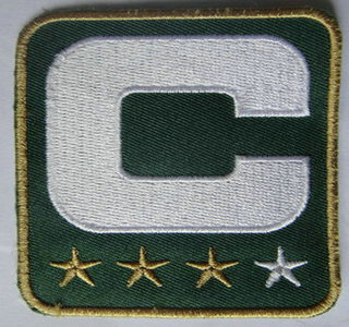 Green Bay Packers Captain Green C Patch