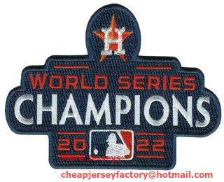 Houston Astros 2022 World Series Champions Embroidered Patch