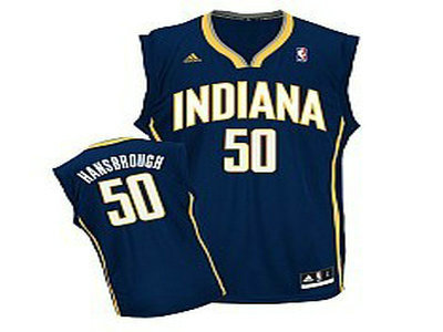 Indiana Pacers 50 Tyler Hansbrough Blue Swingman Jersey