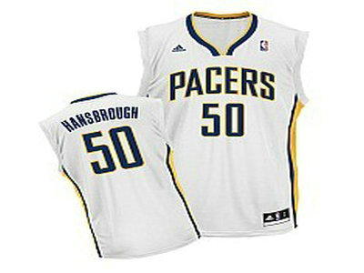 Indiana Pacers 50 Tyler Hansbrough White Swingman Jersey