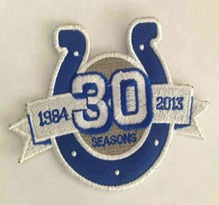 Indianapolis Colts 30th Anniversary Patch