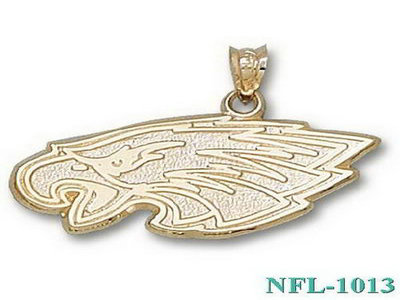 LogoArt Philadelphia Eagles 10kt 12 Inch X 1 18 Inch Gold Pendant