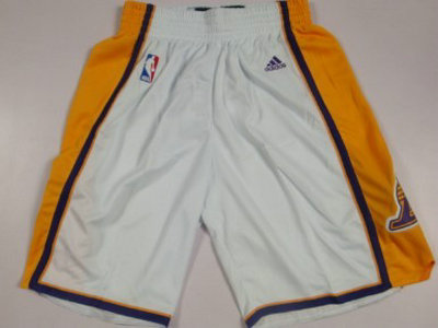Los Angeles Lakers White Shorts