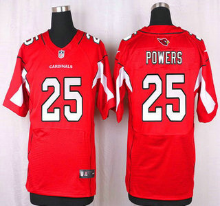 Men's Arizona Cardinals #25 Jerraud Powers Red Team Color NFL Nike Elite Jersey