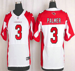 Men's Arizona Cardinals #3 Carson Palmer White Road NFL Nike Elite Jersey
