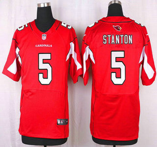 Men's Arizona Cardinals #5 Drew Stanton Red Team Color NFL Nike Elite Jersey