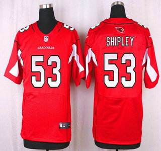 Men's Arizona Cardinals #53 A.Q. Shipley Red Team Color NFL Nike Elite Jersey