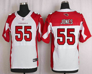 Men's Arizona Cardinals #55 Chandler Jones White Road NFL Nike Elite Jersey
