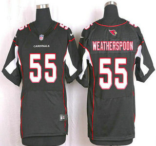 Men's Arizona Cardinals #55 Sean Weatherspoon Black Alternate NFL Nike Elite Jersey