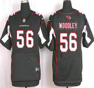 Men's Arizona Cardinals #56 LaMarr Woodley Black Alternate NFL Nike Elite Jersey
