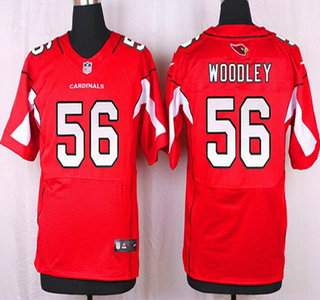 Men's Arizona Cardinals #56 LaMarr Woodley Red Team Color NFL Nike Elite Jersey