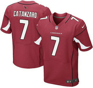 Men's Arizona Cardinals #7 Red Team Color NFL Nike Elite Jersey